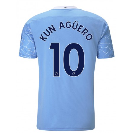 Fotbalový Dres Manchester City Sergio Aguero 10 Domácí 2020/21